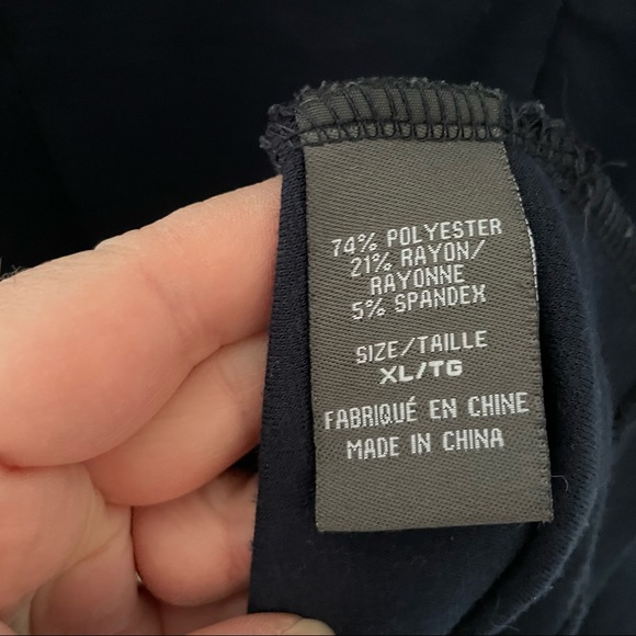 Suzy shier Navy v neck dress size xl - Picture 4 of 5